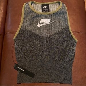 nike tech knit crop top